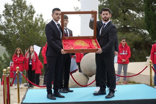 Gençlik ve Spor Bakanımız Sn.Osman Aşkın BAK'ın katılımıyla 57’nci Alay Sancağı temsili devir teslim töreni gerçekleştirildi.