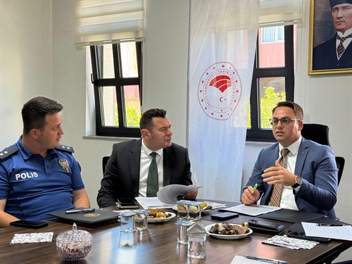 Orman yangınları ile mücadele ilçe komisyon toplantısı yapıldı.